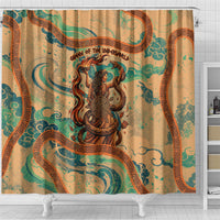 Hecate Goddess Of Witchcraft Shower Curtain Hecate Flaming Torch Serpent And Strophalos Wheel Greek