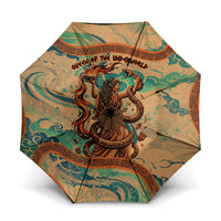 Hecate Goddess Of Witchcraft Umbrella Hecate Flaming Torch Serpent And Strophalos Wheel Greek