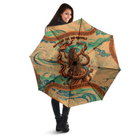 Hecate Goddess Of Witchcraft Umbrella Hecate Flaming Torch Serpent And Strophalos Wheel Greek