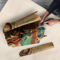Hecate Goddess Of Witchcraft Umbrella Hecate Flaming Torch Serpent And Strophalos Wheel Greek