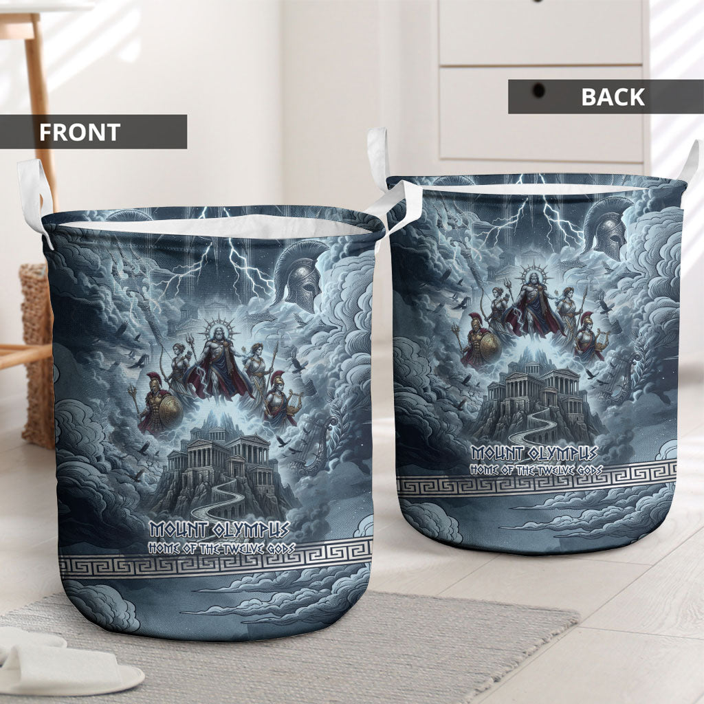 Mount Olympus Laundry Basket Throne Of The Twelve Gods Greek Mythology