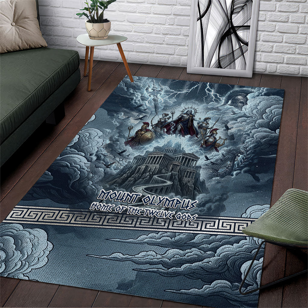 Mount Olympus Area Rug Throne Of The Twelve Gods Greek Mythology