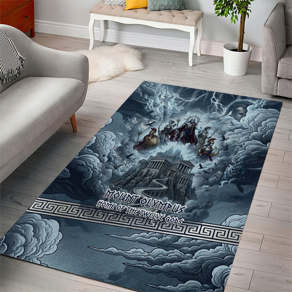 Mount Olympus Area Rug Throne Of The Twelve Gods Greek Mythology
