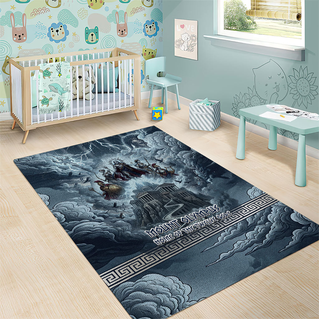 Mount Olympus Area Rug Throne Of The Twelve Gods Greek Mythology