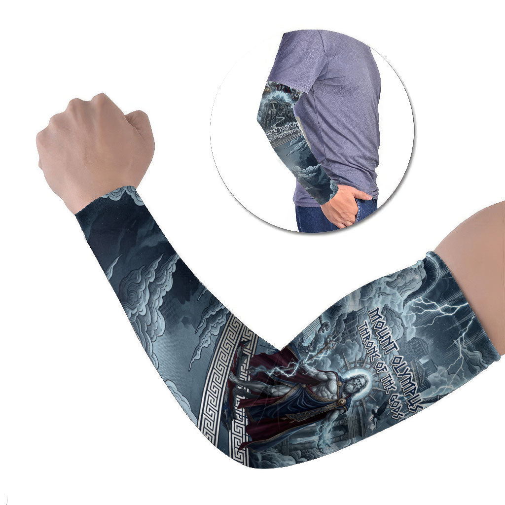 Mount Olympus Arm Sleeves Throne Of The Twelve Gods Greek Mythology