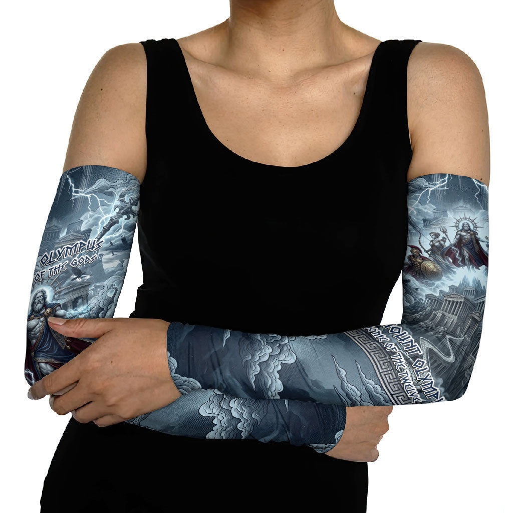 Mount Olympus Arm Sleeves Throne Of The Twelve Gods Greek Mythology