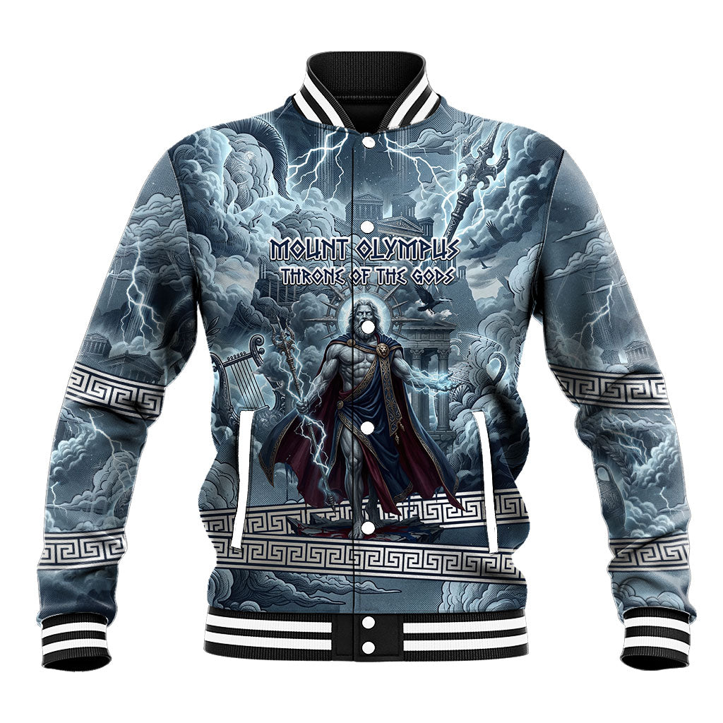 Mount Olympus Baseball Jacket Throne Of The Twelve Gods Greek Mythology