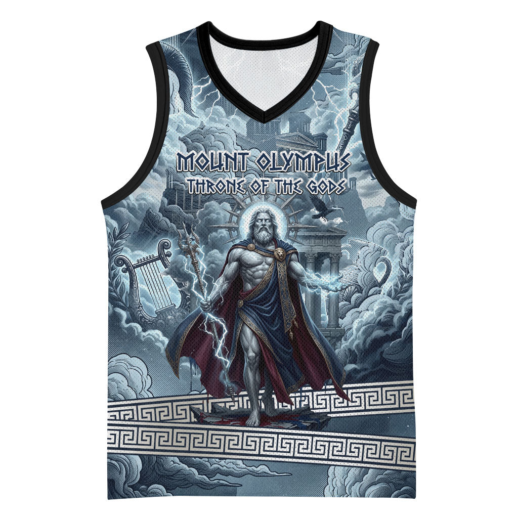 Mount Olympus Basketball Jersey Throne Of The Twelve Gods Greek Mythology