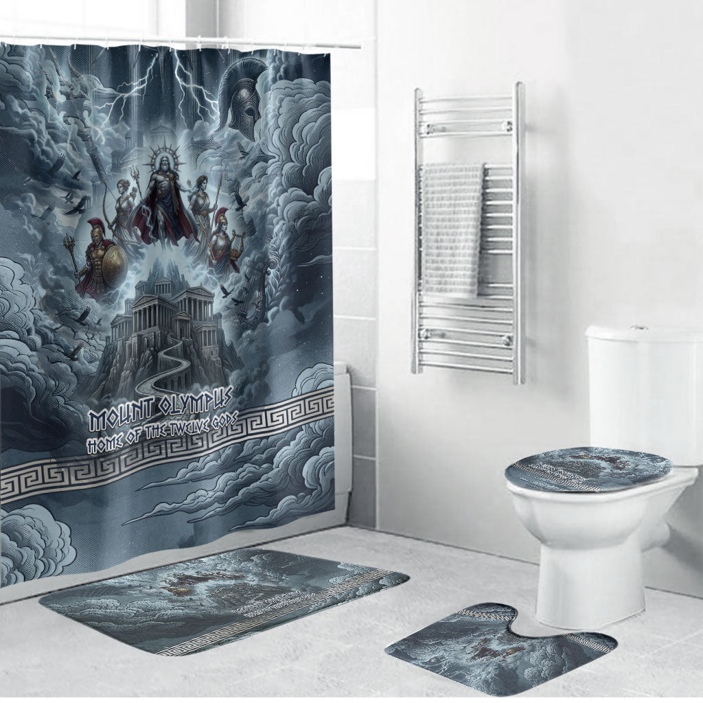 Mount Olympus Bathroom Set Throne Of The Twelve Gods Greek Mythology