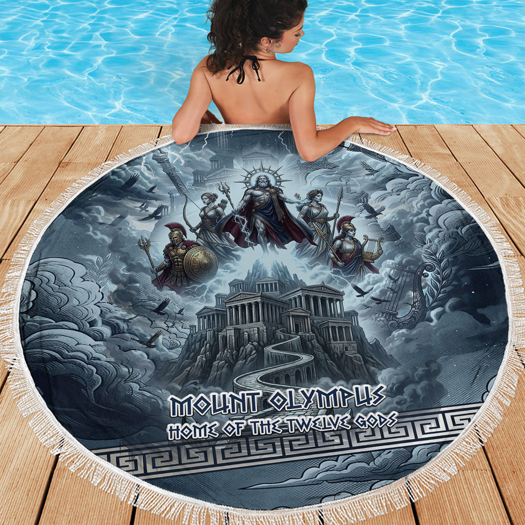 Mount Olympus Beach Blanket Throne Of The Twelve Gods Greek Mythology