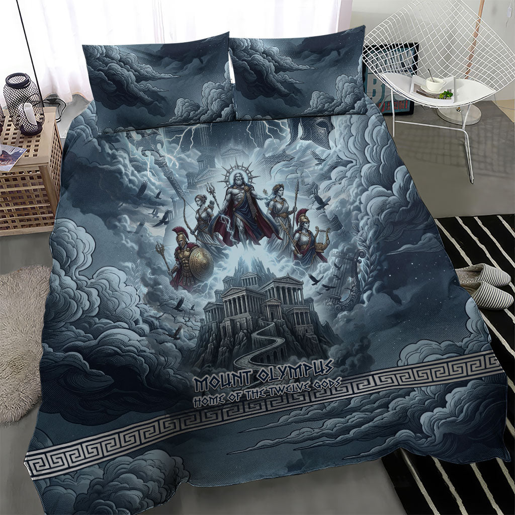 Mount Olympus Bedding Set Throne Of The Twelve Gods Greek Mythology