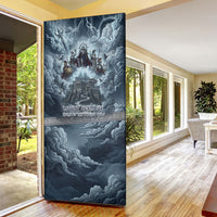 Mount Olympus Door Cover Throne Of The Twelve Gods Greek Mythology
