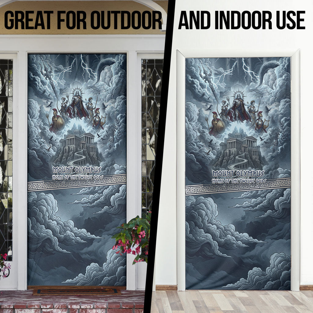 Mount Olympus Door Cover Throne Of The Twelve Gods Greek Mythology
