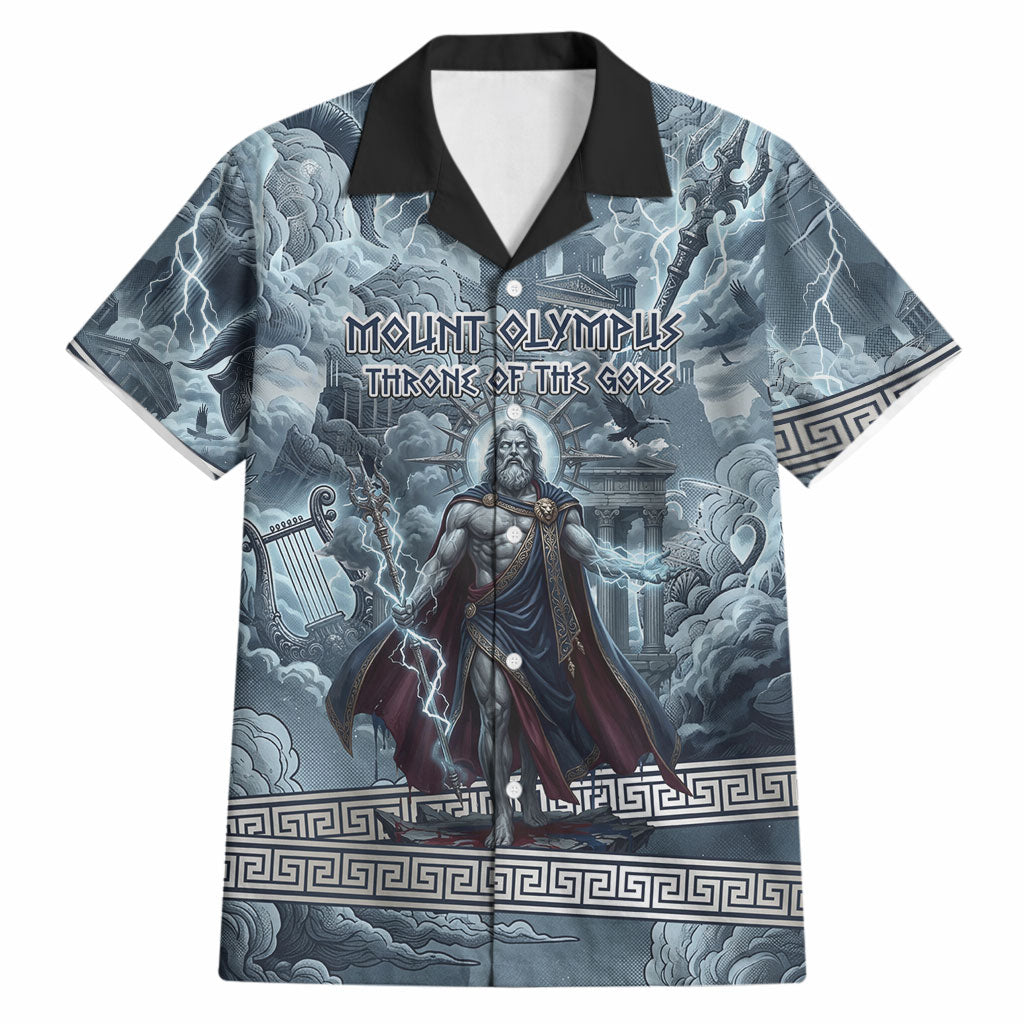 Mount Olympus Hawaiian Shirt Throne Of The Twelve Gods Greek Mythology