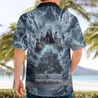 Mount Olympus Hawaiian Shirt Throne Of The Twelve Gods Greek Mythology