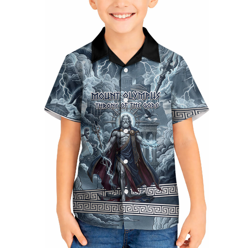 Mount Olympus Hawaiian Shirt Throne Of The Twelve Gods Greek Mythology