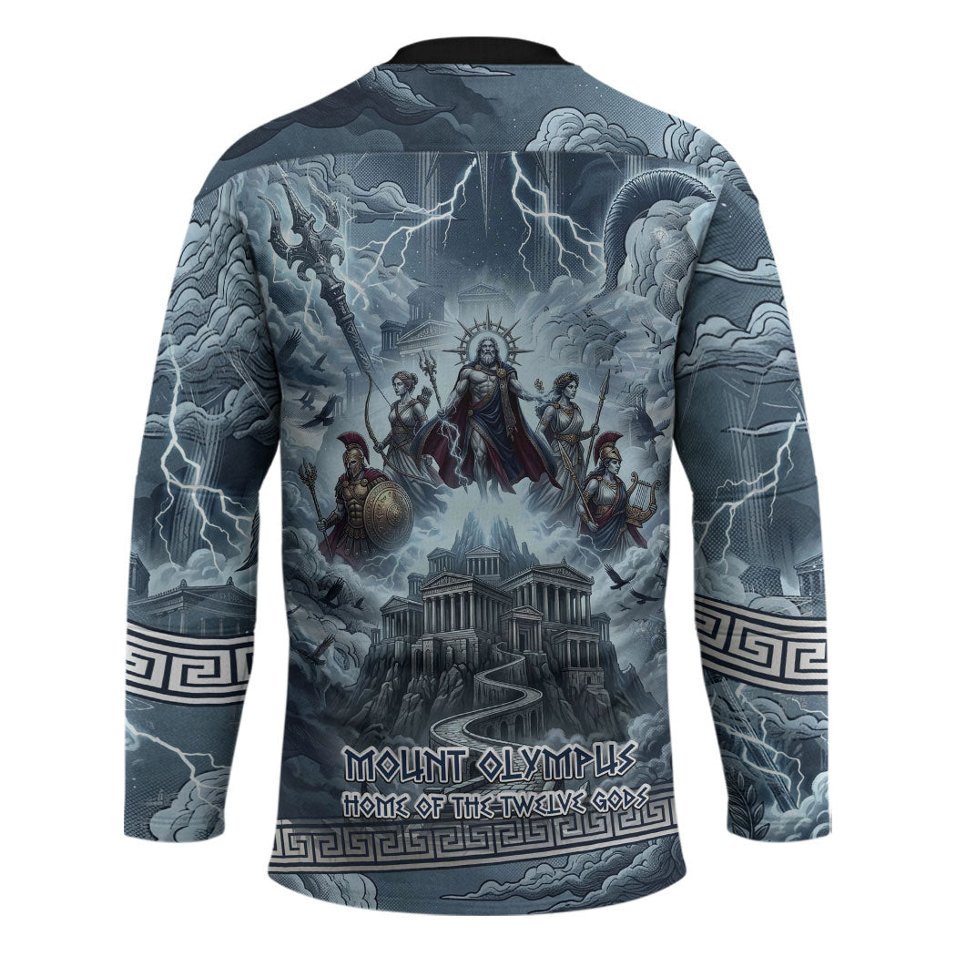 Mount Olympus Hockey Jersey Throne Of The Twelve Gods Greek Mythology
