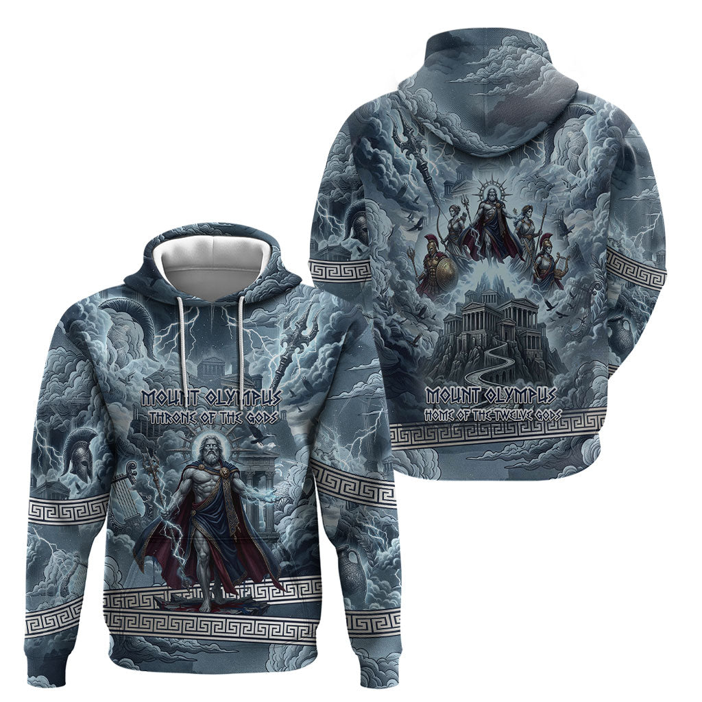 Mount Olympus Hoodie Throne Of The Twelve Gods Greek Mythology
