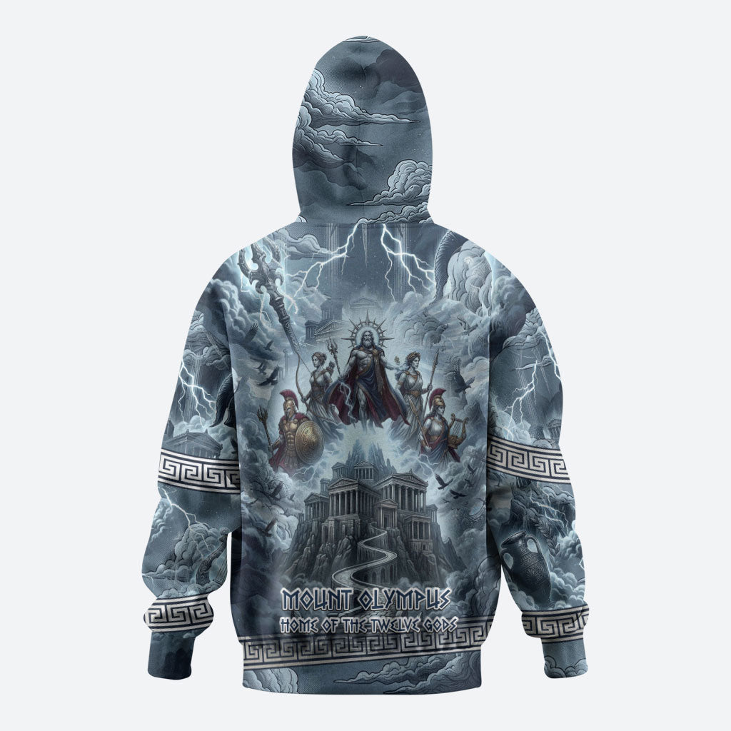 Mount Olympus Hoodie Throne Of The Twelve Gods Greek Mythology