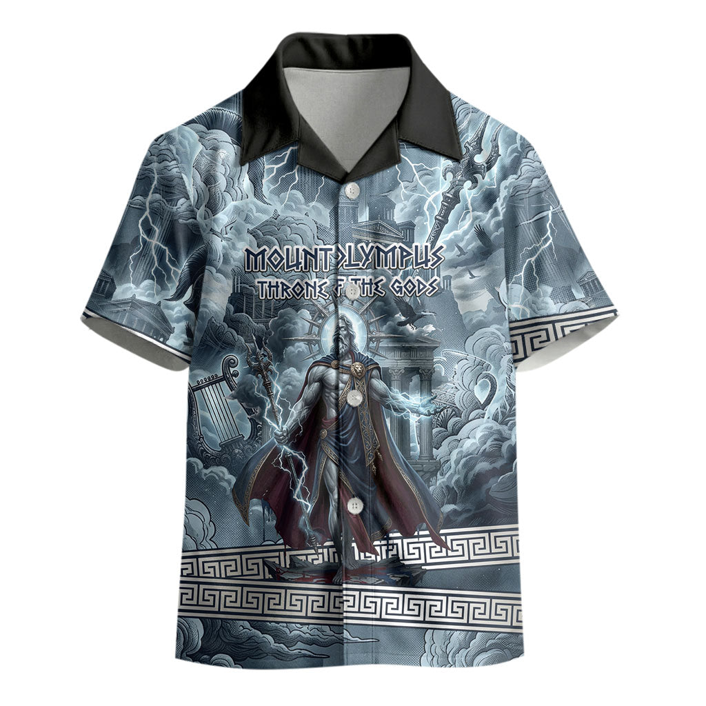 Mount Olympus Kid Hawaiian Shirt Throne Of The Twelve Gods Greek Mythology