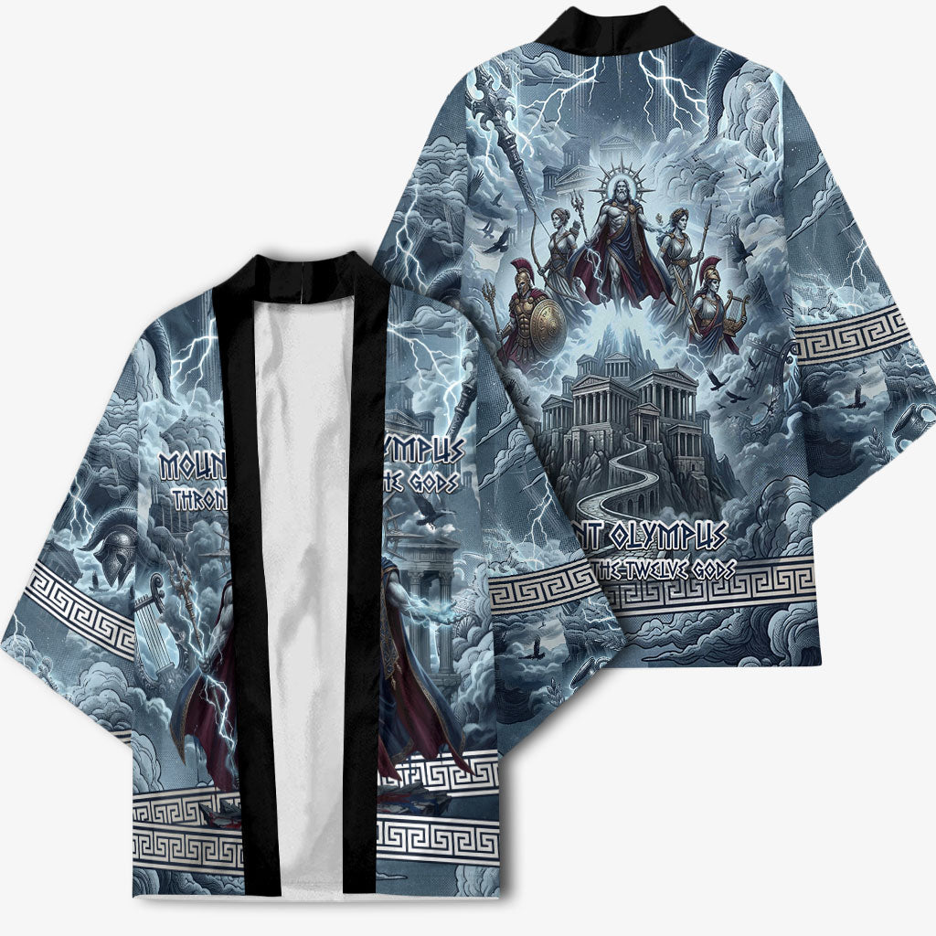 Mount Olympus Kimono Throne Of The Twelve Gods Greek Mythology