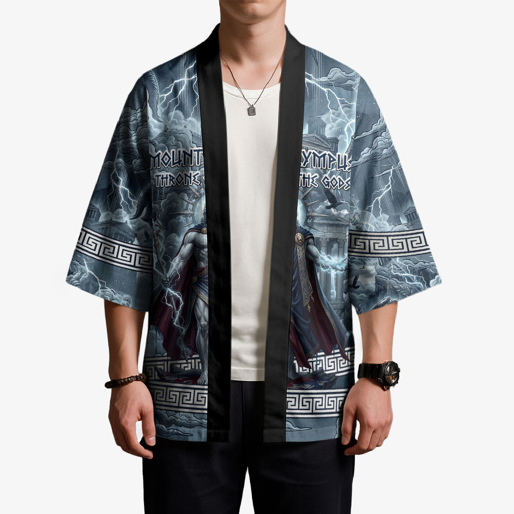 Mount Olympus Kimono Throne Of The Twelve Gods Greek Mythology