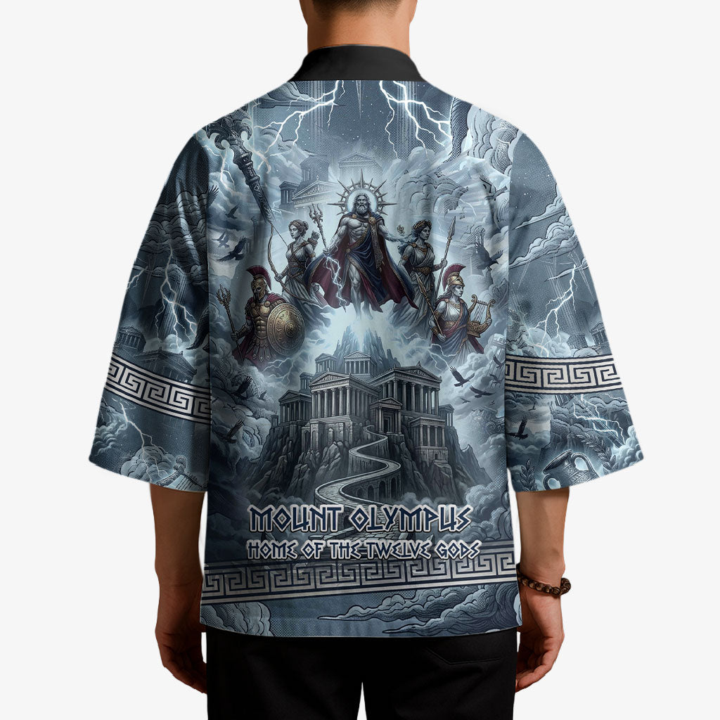 Mount Olympus Kimono Throne Of The Twelve Gods Greek Mythology