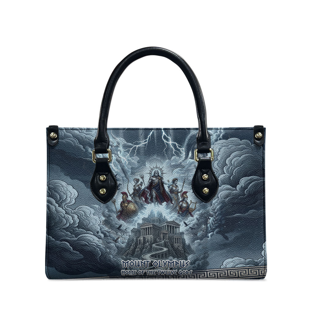 Mount Olympus Leather Bag Throne Of The Twelve Gods Greek Mythology
