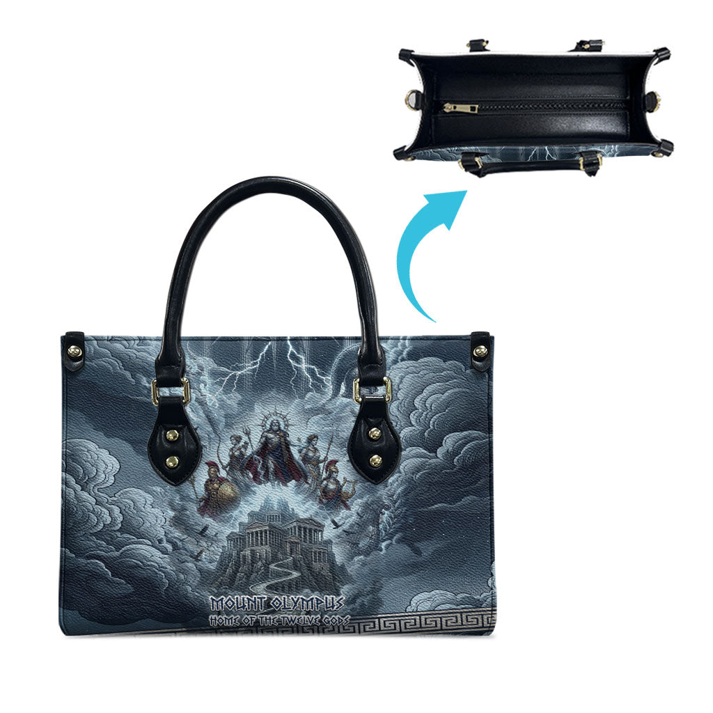 Mount Olympus Leather Bag Throne Of The Twelve Gods Greek Mythology