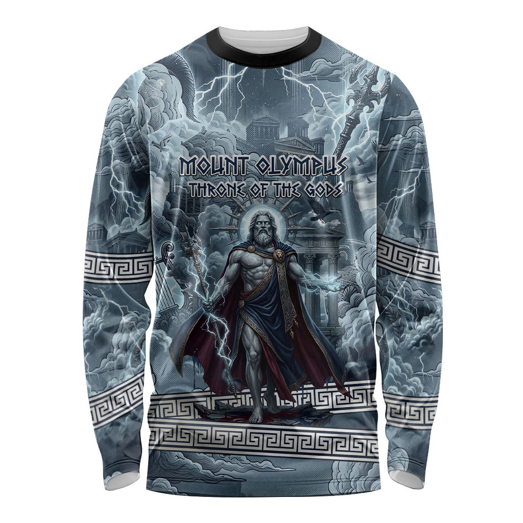 Mount Olympus Long Sleeve Shirt Throne Of The Twelve Gods Greek Mythology