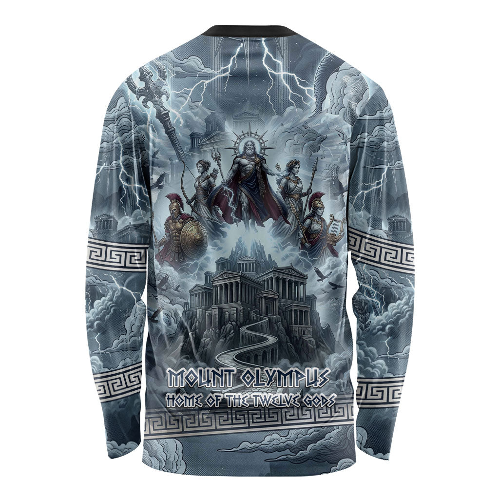 Mount Olympus Long Sleeve Shirt Throne Of The Twelve Gods Greek Mythology