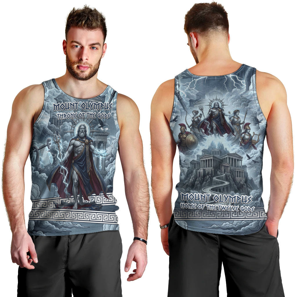 Mount Olympus Men Tank Top Throne Of The Twelve Gods Greek Mythology