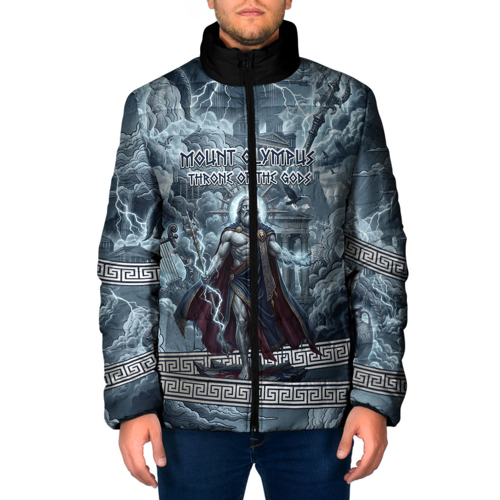 Mount Olympus Padded Jacket Throne Of The Twelve Gods Greek Mythology