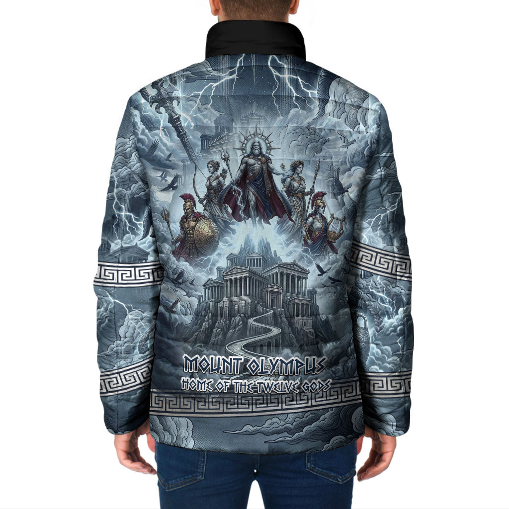 Mount Olympus Padded Jacket Throne Of The Twelve Gods Greek Mythology