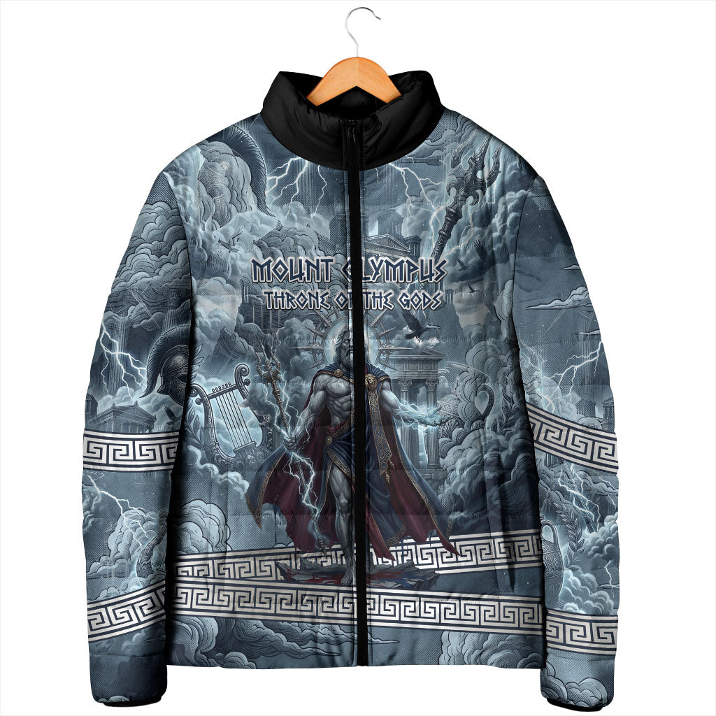 Mount Olympus Padded Jacket Throne Of The Twelve Gods Greek Mythology