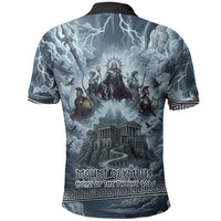 Mount Olympus Polo Shirt Throne Of The Twelve Gods Greek Mythology