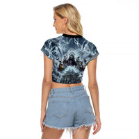 Mount Olympus Raglan Cropped T Shirt Throne Of The Twelve Gods Greek Mythology