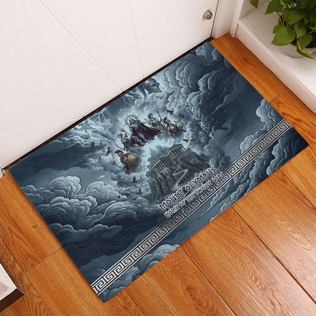 Mount Olympus Rubber Doormat Throne Of The Twelve Gods Greek Mythology