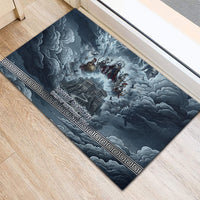 Mount Olympus Rubber Doormat Throne Of The Twelve Gods Greek Mythology