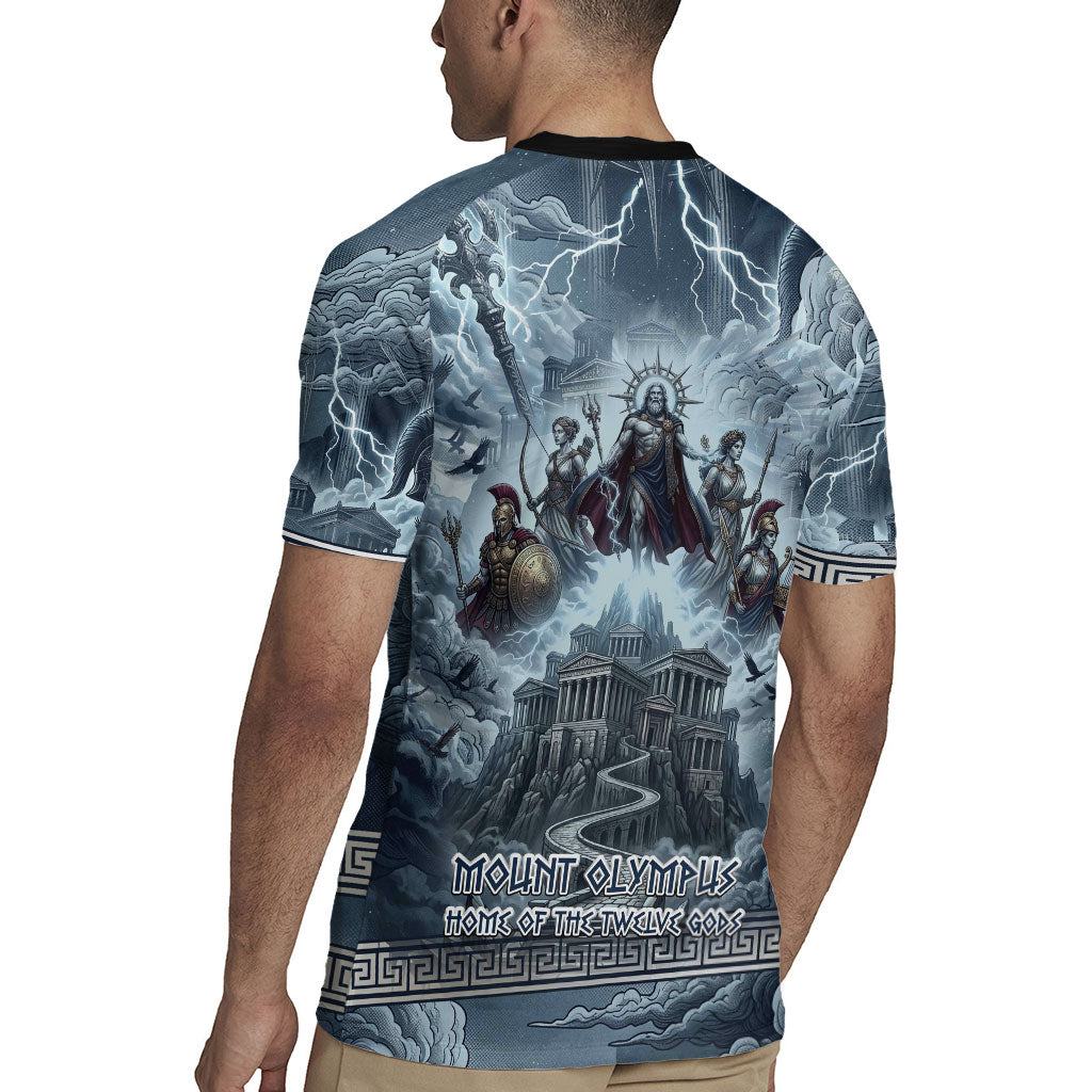 Mount Olympus Rugby Jersey Throne Of The Twelve Gods Greek Mythology