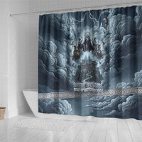 Mount Olympus Shower Curtain Throne Of The Twelve Gods Greek Mythology