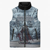 Mount Olympus Sleeveless Puffer Jacket Throne Of The Twelve Gods Greek Mythology
