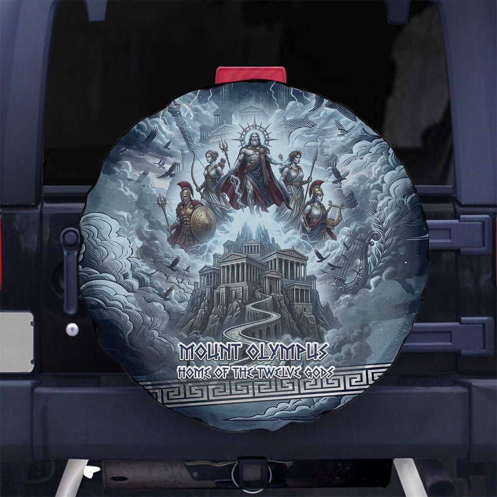 Mount Olympus Spare Tire Cover Throne Of The Twelve Gods Greek Mythology