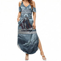 Mount Olympus Summer Maxi Dress Throne Of The Twelve Gods Greek Mythology