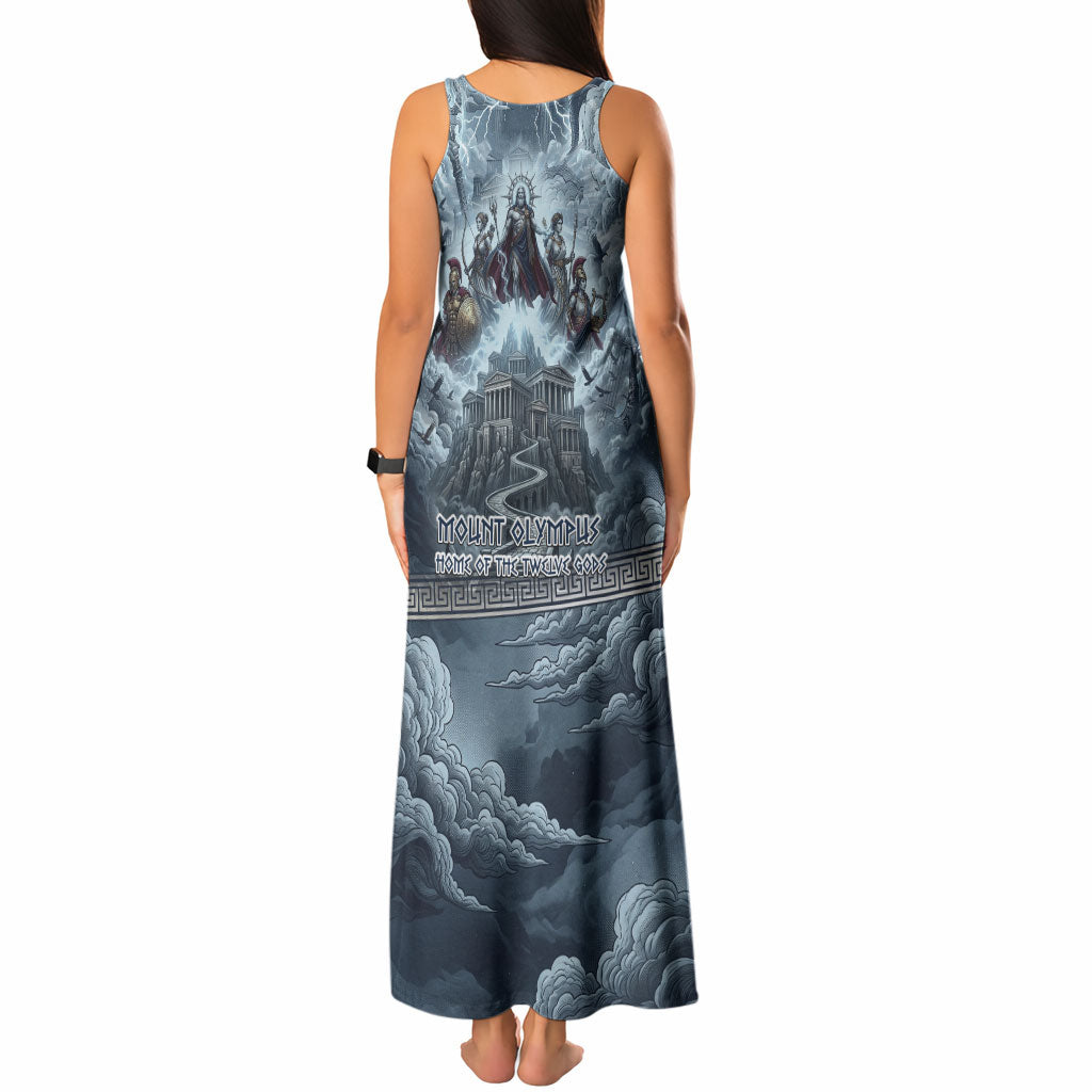 Mount Olympus Tank Maxi Dress Throne Of The Twelve Gods Greek Mythology