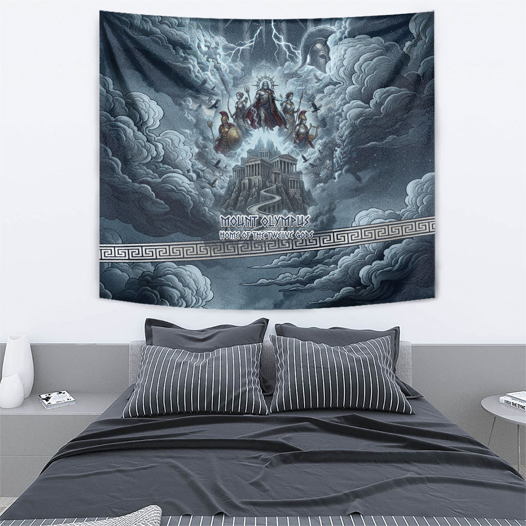 Mount Olympus Tapestry Throne Of The Twelve Gods Greek Mythology