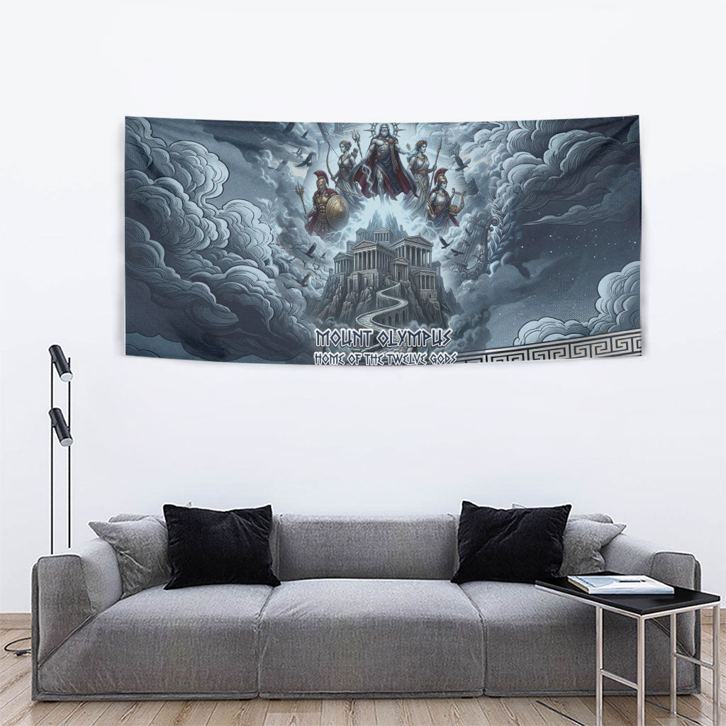 Mount Olympus Tapestry Throne Of The Twelve Gods Greek Mythology