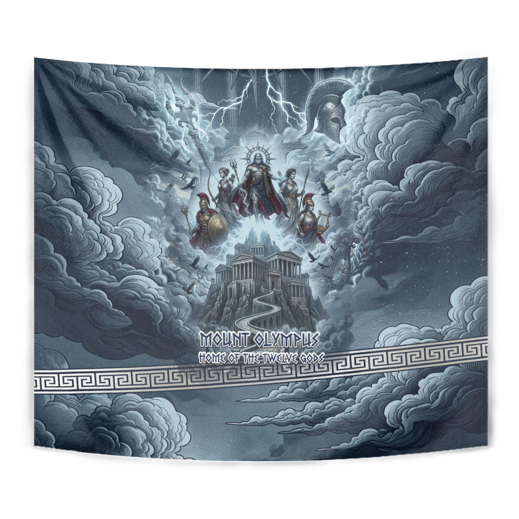 Mount Olympus Tapestry Throne Of The Twelve Gods Greek Mythology