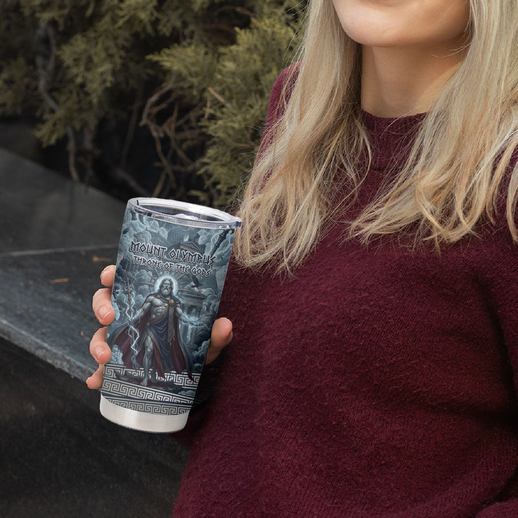 Mount Olympus Tumbler Cup Throne Of The Twelve Gods Greek Mythology