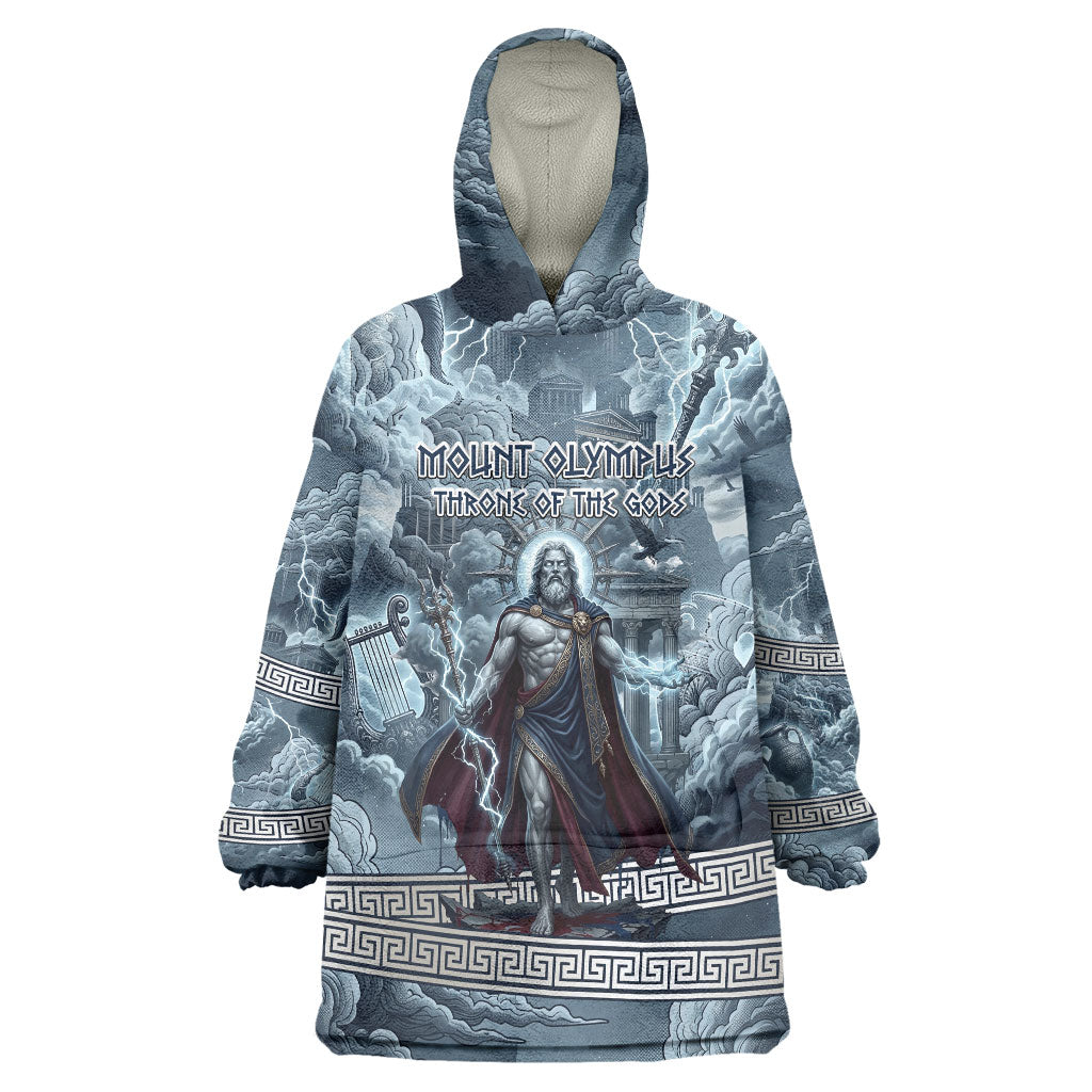 Mount Olympus Wearable Blanket Hoodie Throne Of The Twelve Gods Greek Mythology